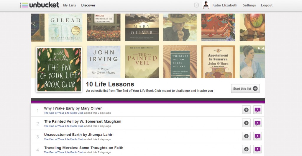 10 Life Lessons - The End of Your Life Book Club